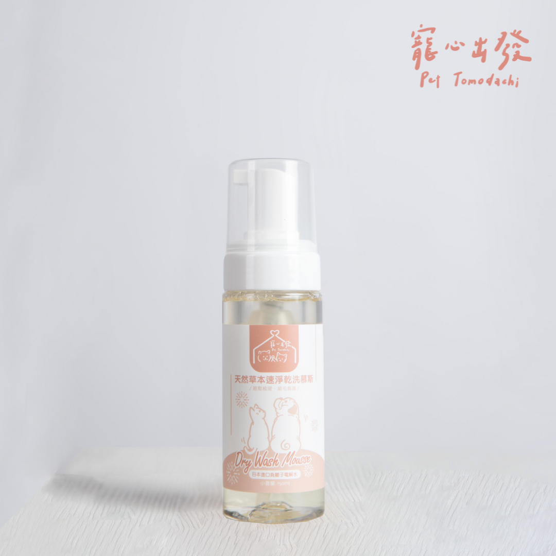 散步必備 肉球乾洗慕斯 小蒼蘭 150ml
