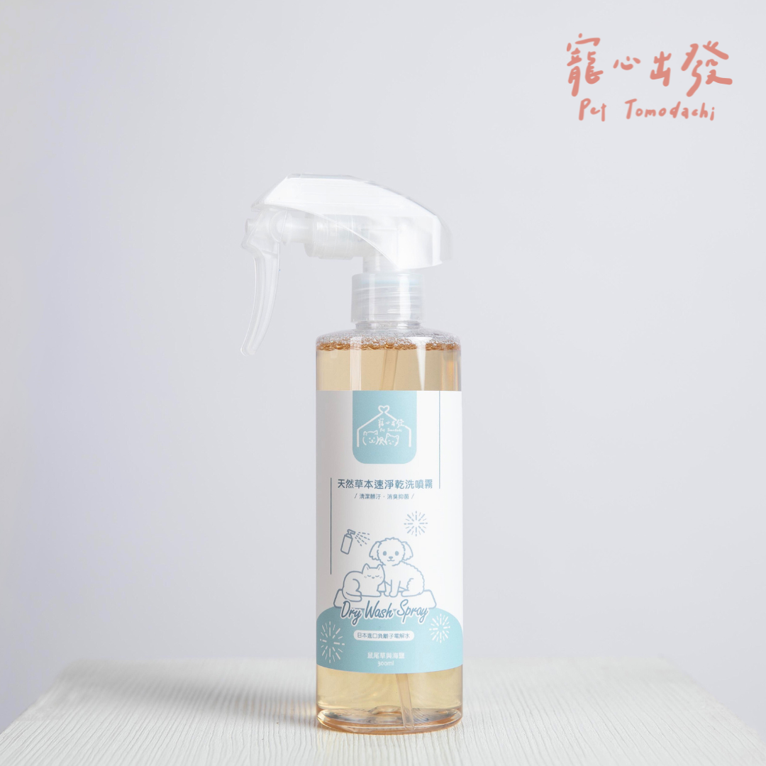 懶得洗澡 天然速淨乾洗噴霧 鼠尾草與海鹽 300ml