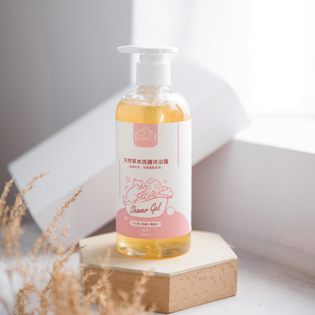 水療沐浴 天然草本洗護沐浴露 牡丹 330ml