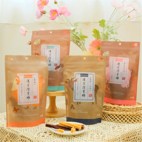 毛骨力 鵪鶉奇亞籽南瓜潔牙棒 16支【口腔保健】